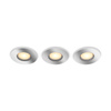 3x Oprawa Podtynkowa Wpuszczana LED Hermetyczna IP44 Łazienkowa 4.2W 400lm IP44 White Ambiance TW Chrom Inteligentna SMART Zigbee Bluetooth Adore Philips HUE