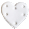 Lampka nocna Serce dekoracyjne na baterie 2x AA 1,5V 6x LED MILAGRO EKD3720