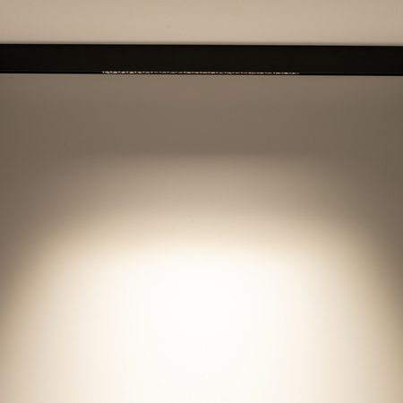 Reflektor Szynowy Lampa do Szynoprzewodów 1-fazowy LED 15W 1300lm 3000K Ciepła Czarny Industrialna LVM FOCUS 10150 Nowodvorski