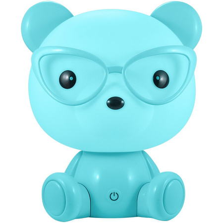 Lampka Dekoracyjna LED 2.5W 59lm Niebieski Ściemnialna Miś Sanico Goldlux