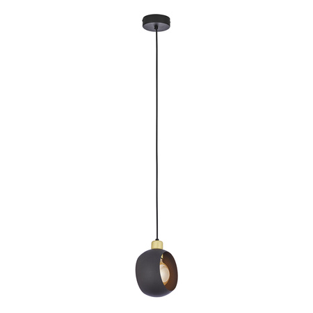 Lampa Sufitowa Wisząca CYKLOP Zwis Czarna Patyna Nowoczesna E27 2751 TK Lighting