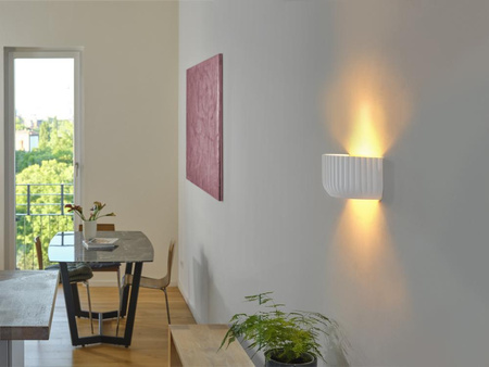 Lampa Ścienna Dekoracyjna Kinkiet Oprawa Natynkowa E27 Biały Decor Ledvance