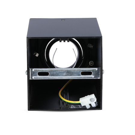 Oprawa Sufitowa Natynkowa Spot GU10 Kwadratowa Czarna VT-797 V-TAC