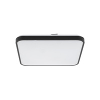 Plafon Lampa Sufitowa Oprawa Natynkowa LED 32W 2700lm 3000K Ciepła Czarna Wodoodporna IP44 AGNES SQUARE LED PRO 10985 Nowodvorski