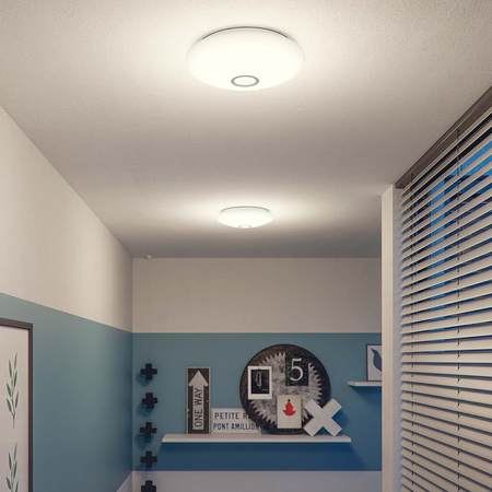 Lampa Sufitowa Plafon LED 6W 640lm 4000K Biała z Czujnikiem Ruchu Mauve Philips