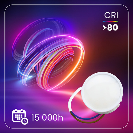 10x Wkład do Opraw LED Żarówka Moduł INSERT Reflektor 7W = 60W 670lm 6500K Zimna 120° Ściemnialna LUMILED