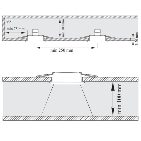 Oprawa Podtynkowa MR16 Biała IP44 12V NEPTUN Sanico Goldlux