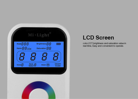 Pilot LED MONO / CCT / RGB / RGB+W 99 STREF Wi-Fi Mi-Light - FUT090