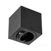 Oprawa Natynkowa Halogenowa Spot Tuba Kwadratowa GU10 Czarna OH37 Kobi