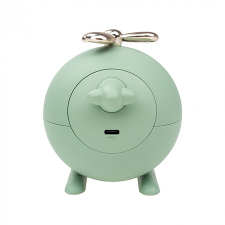 Lampka Nocna Dziecięca LED 2.5W 1800-3000K Ciepła Akumulatorowa 1200mAh Zielona HELIKOPTER MARY'S