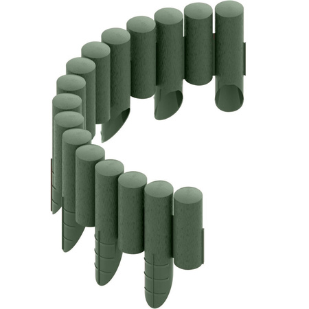 Palisada Ogrodowa Płotek Border Obrzeże Trawnikowe 4 STANDARD Zielona 2,3m Mocne Mrozoodporne CELLFAST