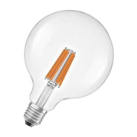 Żarówka LED G125 Kula E27 7.2W = 100W 1521lm 2700K Ciepła 330° Filament CLASSIC ENERGY EFFICIENCY Osram