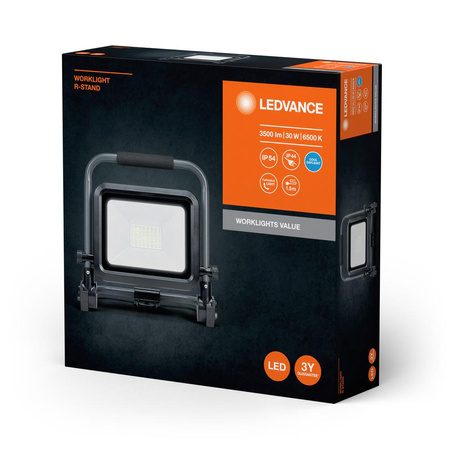 Reflektor LED Naświetlacz Lampa Robocza 30W 3000lm 6500K Przenośna Halogen Worklight LEDVANCE