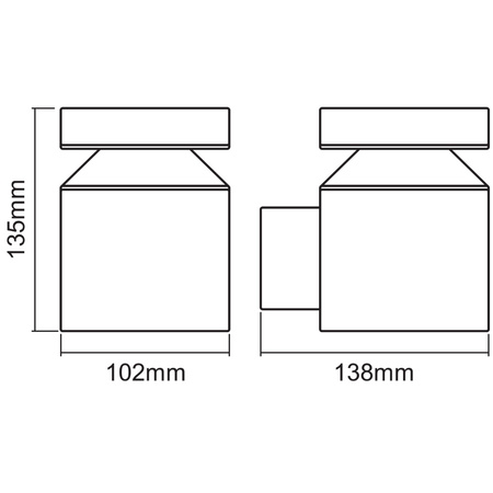 Kinkiet ścienny lampa elewacyjna oprawa zewnętrzna 6W 360lm 3000K Endura Style Cylinder LEDVANCE