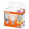2x Żarówka LED P45 Kulka E14 2.5W = 25W 250lm 2700K Ciepła 300° Retrofit Filament CLASSIC Osram