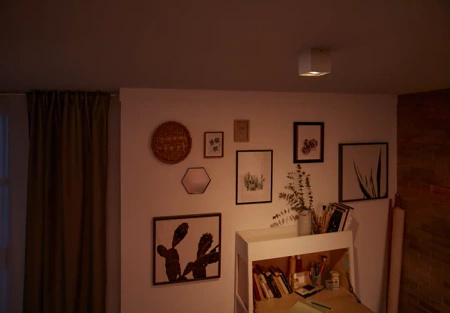 Oprawa Natynkowa Lampa LED 4.5W 500lm 2200-2700K Ściemnialna WarmGlow Biała Box Philips