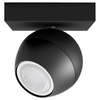 Lampa punktowa Kinkiet LED Spot Buckram Czarny 5W CCT PHILIPS HUE Bluetooth + Przełącznik Dimmer Switch 