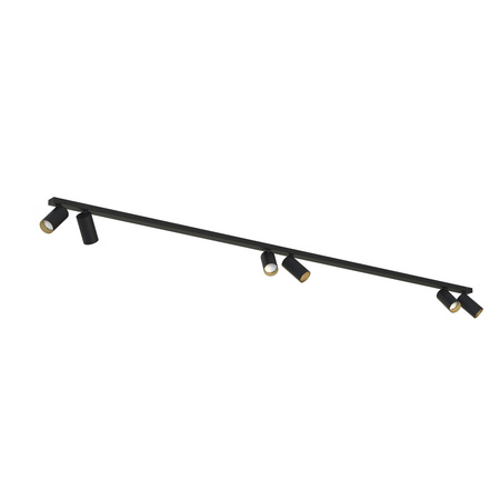 Lampa Sufitowa Oprawa Natynkowa Reflektor Punktowa 6x GU10 Czarna Nowoczesna MONO 7770 Nowodvorski