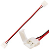 Złączka do taśmy LED 2PIN 2-stronna z przewodem 10mm