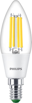 Żarówka LED Świeczka E14 210.9lm/W B35 2.3W = 40W 485lm 4000K Neutralna Filament PHILIPS Ultra Efficient