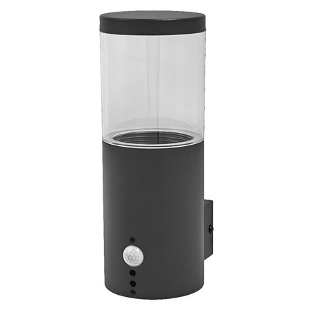 Lampa Ogrodowa Zewnętrzna Kinkiet Elewacyjny LED E27 IP44 IK03 Szary Endura Ledvance