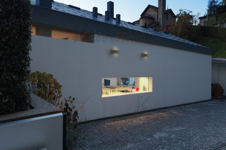 Oprawa Zewnętrzna KINKIET Elewacyjny LED BISO Grafitowy 8W 140lm 840 Neutralna IP54 Kanlux