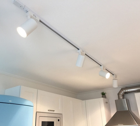 Szynoprzewód Biały Trójfazowy Aluminiowy Szyna Do Reflektorów Szynowych 100cm