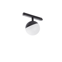 Reflektor Szynowy Lampa do Szynoprzewodów 1-fazowy LED 8W 650lm 4000K Neutralna Czarny Nowoczesna LVM LID LED 10647 Nowodvorski