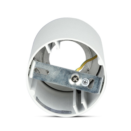 Oprawa Sufitowa Natynkowa Spot GU10 Okrągła Biała/Złota VT-882 V-TAC