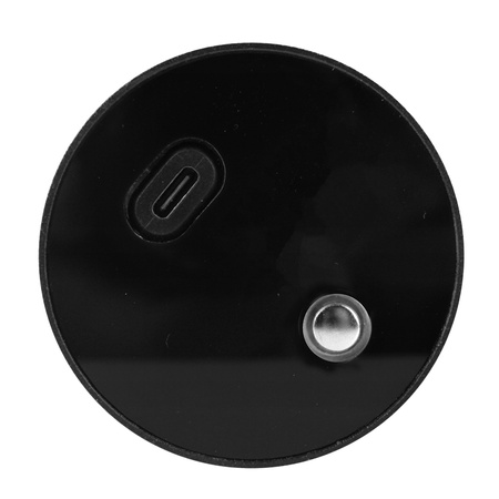 Lampa Stołowa Biurkowa Dekoracyjna LED 3.6W 1800K Ciepła Efekt Ognia USB Włącznik On/Off Czarny Igni Masterled