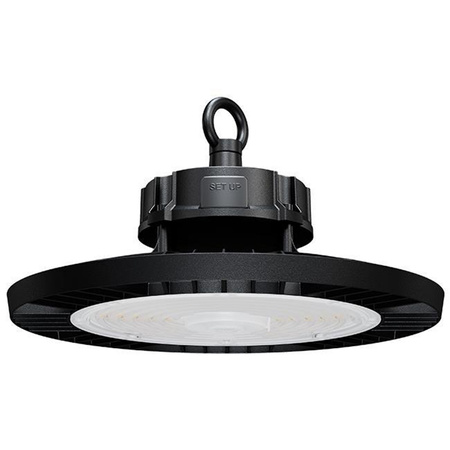 Lampa LED Przemysłowa High Bay 200W 30000lm 4000K Neutralna 90° Ściemnialna Czarny IP65 Masterled