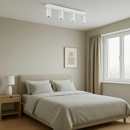 Lampa Sufitowa SPOT TUBA Reflektor Oprawa Halogenowa 4x GU10 TABULA LUMILED