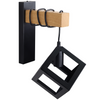 Kinkiet Ścienny Lampa SWEDEN 1x E27 Drewno Czarny GOLDLUX (Polux)