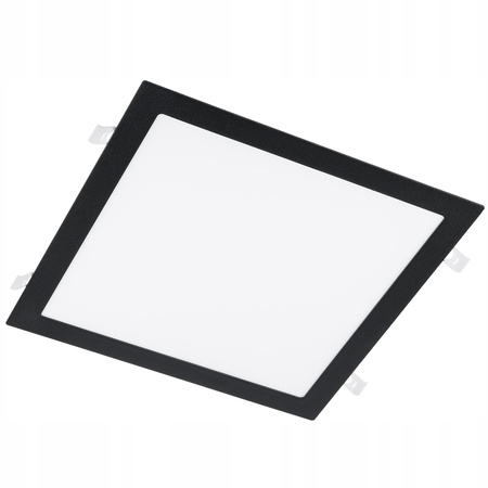 Plafon Panel LED 24W 4000K 1920lm 29cm Kwadrat Podtynkowy Czarny ECOLIGHT