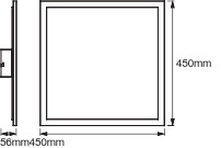 Panel LED 28W CCT SMART+ WIFI PLANON PLUS 450X450 LEDVANCE