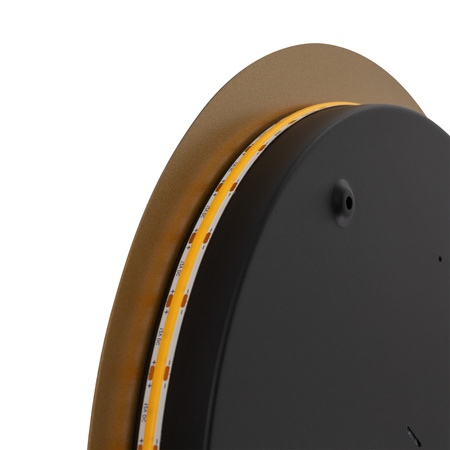 Kinkiet Ścienny Lampa Natynkowa LED 13W 160lm 3000K Ciepła Złota Nowoczesna RING LED L 10351 Nowodvorski