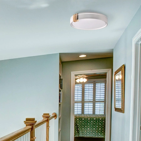 Plafon LED Oprawa Sufitowa 48W 5200lm CCT 120° Biała Szara IP44 Pilot Ściemnialna Arletta Sanico Goldlux