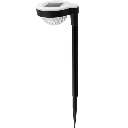 Lampa Solarna Ogrodowa LED Wbijana Zewnętrzna LATI Ciepły Czarny