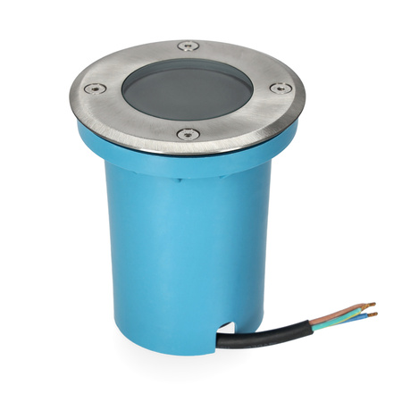 Oprawa Najazdowa Dogruntowa Okrągła GU10 IP65 Chrom Entrada Kobi