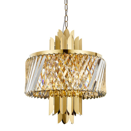 Lampa Sufitowa Żyrandol MARGOT Złota 6xE14 Milagro