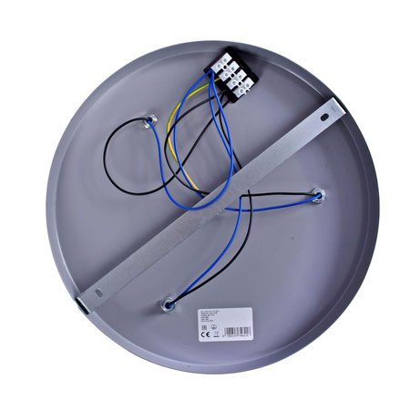 Lampa dziecięca sufitowa szara Żyrandol dla dzieci Gwiazdki STAR 3x E27 Metal i kryształki Milagro