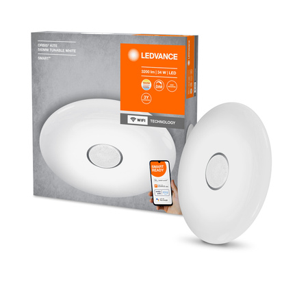 Plafon LED lampa sufitowa ORBIS Kite 34W 3300lm ciepła-zimna 51cm SMART+ WiFi LEDVANCE