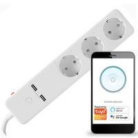 Listwa Zasilająca z włącznikiem 3x 230V 2x USB Tuya SMART