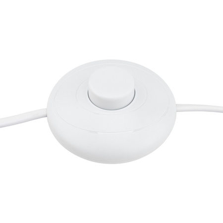 Włącznik przełącznik nożny z przewodem biały