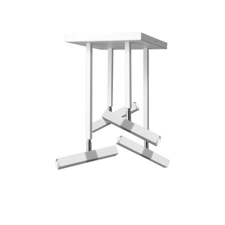 Lampa Sufitowa CASTRO Biała Chrom 4xG9 Milagro