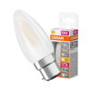 Żarówka LED B35 Świeczka B22d 3.4W = 40W 470lm 2700K Ciepła CRI90 300° Filament Ściemnialna SUPERSTAR PLUS CLASSIC Osram