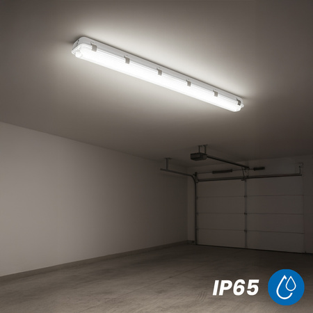 Oprawa Hermetyczna Pyłoszczelna 150cm 2xT8 G13 IP65 + Świetlówki LED 25W 4000K Lumiled