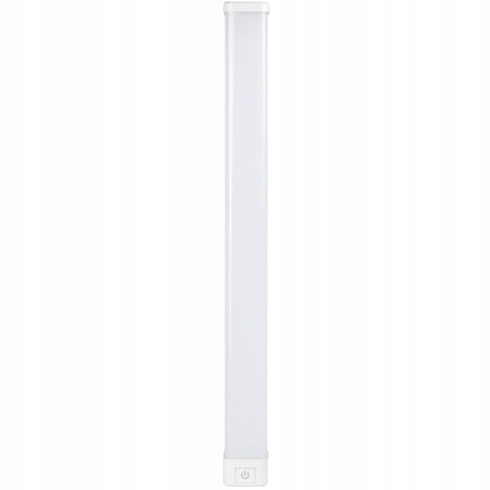 Lampa Ścienno Sufitowa LED Oprawa Łazienkowa z Włącznikiem 15W 4000K IP44 60cm Biała KANLUX