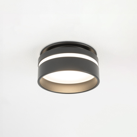 Oprawa Podtynkowa Sufitowa GU10 Czarna MLJET 10493 Nowodvorski