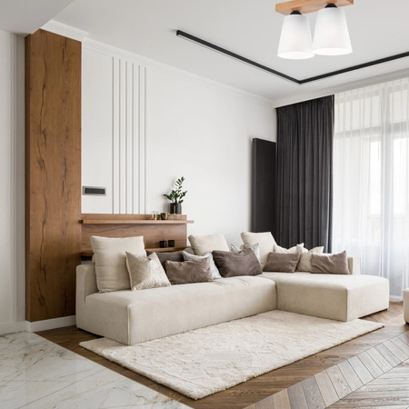 Lampa Sufitowa LULA 2xE27 Biała Dębowa LM-2.200 Lamkur